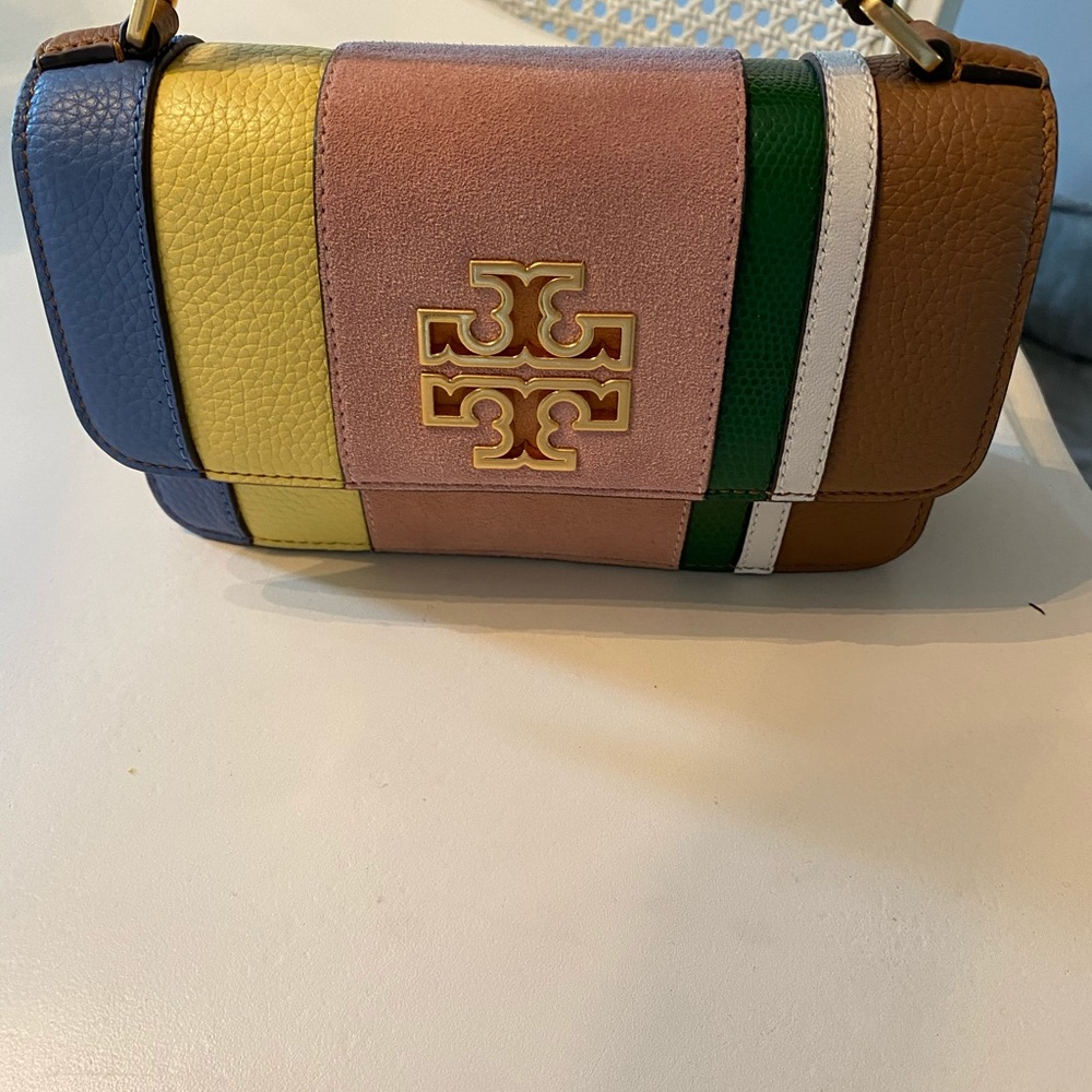 NWOT Tory Burch Britten Mini Bag Balloon Stripe